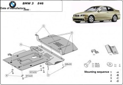 Unterfahrschutz BMW 3 COUPE (E46) - Blech