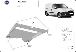 Unterfahrschutz FIAT DOBLO Box Body/MPV (510_, 511_) - Blech