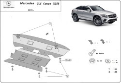 Unterfahrschutz Motorschutz MERCEDES-BENZ GLK-CLASS (X204) - Stahl