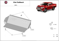 Schutz für Kühler FIAT FULLBACK Pickup (502_, 503_) - Blech