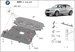 Unterfahrschutz BMW 1 (E81 3-DOOR & E87 5-DOOR) - Blech
