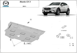 Unterfahrschutz MAZDA 2 Hatchback (KB) - Blech