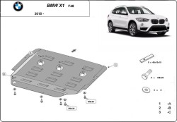 Unterfahrschutz BMW X1 (F48) - Blech