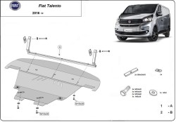 Unterfahrschutz Motorschutz FIAT TALENTO Box (296_) - Stahl