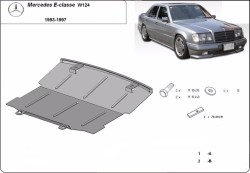Unterfahrschutz Motorschutz MERCEDES-BENZ E-CLASS COUPE (C124) all - Stahl