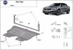 Unterfahrschutz Motorschutz FIAT TIPO Hatchback (356_) - Stahl
