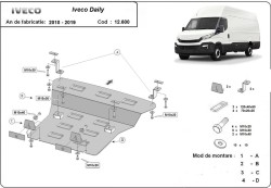 Unterfahrschutz IVECO DAILY III Box Body/Estate - Blech